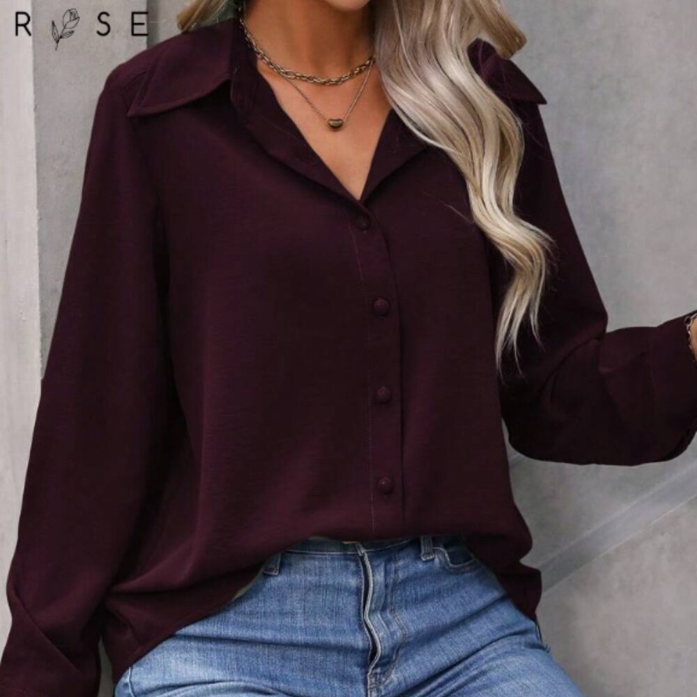 EMERY ROSE LONG SLEEVE BLOUSE SZ XL